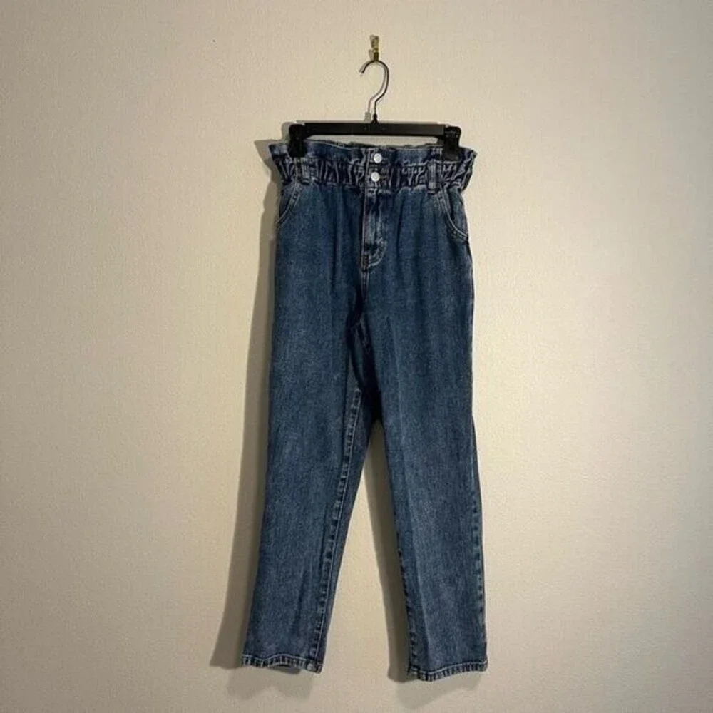 PacSun Mom Jean High‎ Waisted Paper Bag Waist Denim Pants Size 26